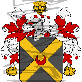 Little Coat of Arms with Crest.