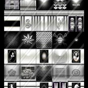 seven packs 220 new textures for imvu rooms