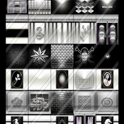seven packs 220 new textures for imvu rooms)