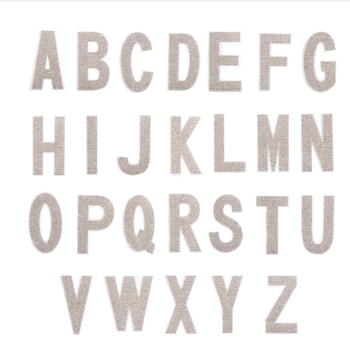 free shipping worldwide hot fix whole set 26pcs english letter patch for clothing