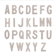 free shipping worldwide hot fix whole set 26pcs english letter patch for clothing