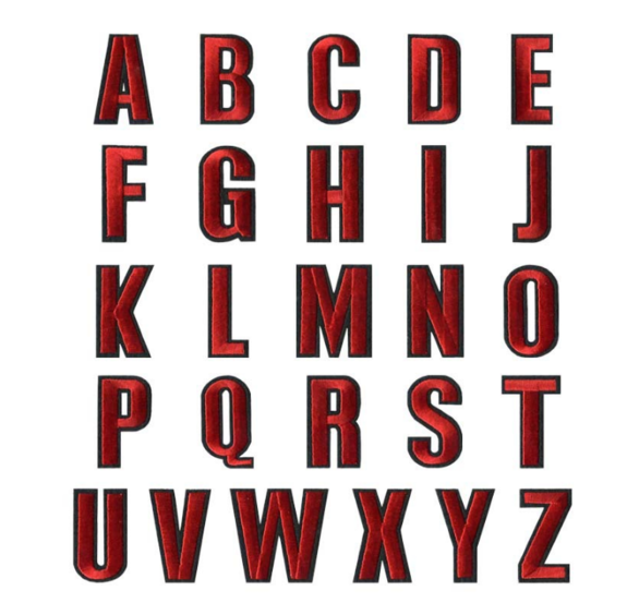 worldwide free shipping red english letter for whole set 26pcs  wholesale