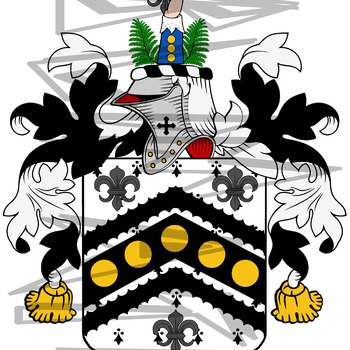 Bolitho Coat of Arms with Crest.