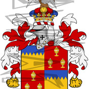 Butler Coat of Arms with Crest.