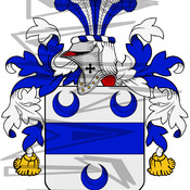 Barden Coat of Arms with Crest.