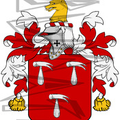 Purser Coat of Arms with Crest.