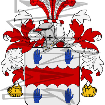 Quatermain Coat of Arms with Crest.