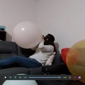 Ary blow balloons by mouth!! no pop!!