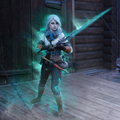 Ciri in Velen - The Witcher 3