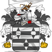 Imbrie Coat of Arms with Crest.