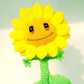 Crochet pattern sunflower