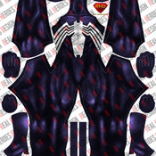 Black Suit Spider-M WOS Cosplay Pattern