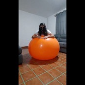 Ary Gym ball  hard ride!!