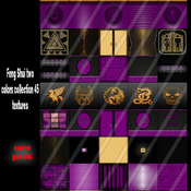 Feng Shui two colors collection 45 textures for imvu