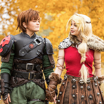 Astrid and Hiccup - How to Train Your Dragon