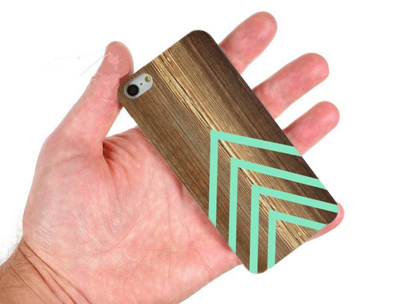 free shipping Beach Summer Phone Case For iPhone 14 13 12 11 X Xs Xr Se2022 --wood green