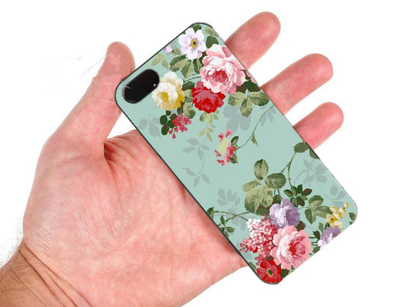 worldwide free shipping Fashion hard phone case --vintage style flower