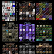 nine new packs of 300 textures for imvu