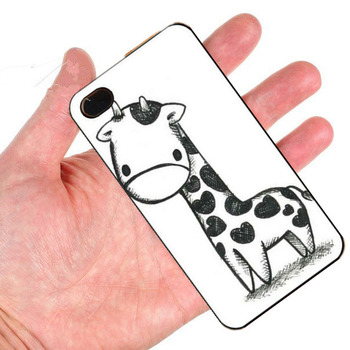 free shipping flower soft phone case---giraffe