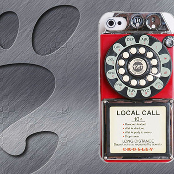 free shipping world soft phone case--red telephone