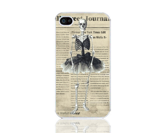 free shipping clear rubber custom phone case--ballet dancer