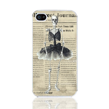 free shipping clear rubber custom phone case--ballet dancer