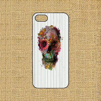 free shipping custom clear rubber case--skull