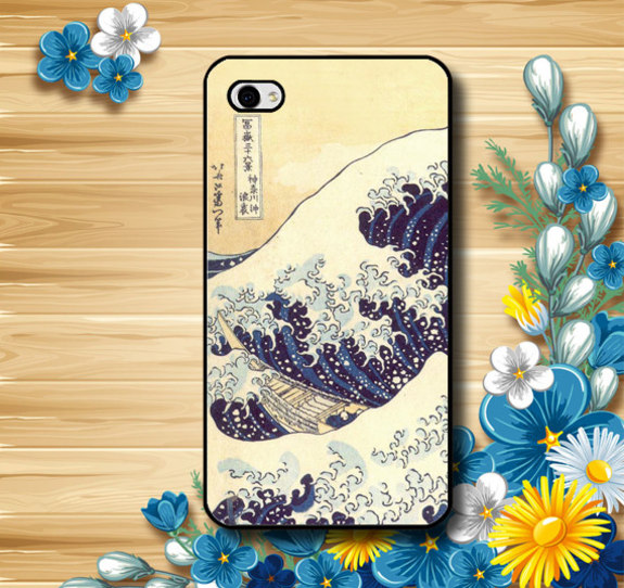 Free shipping worldwide custom phone case---sea wave