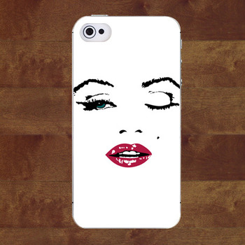 Free shipping worldwide custom clear rubber case---beauty face