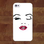 Free shipping worldwide custom clear rubber case---beauty face