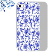 free shipping worldwide custom soft phone case--chinese blue flower porcelain series 3
