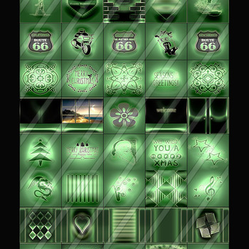Green collection faust 40 textures for imvu 