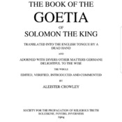 Goetica book of king Solomon