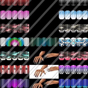 nails collection fon 15 textures for imvu