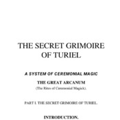 The secret grimoire of Turiel