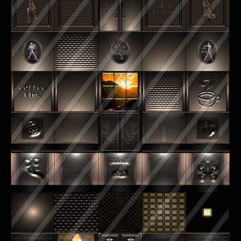 Dolores collection 35 textures for imvu rooms