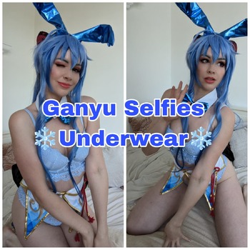 ❄️Ganyu Bunny Underwear Selfie Set❄️