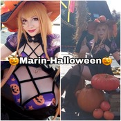 Marin Halloween behind the scenes Set