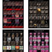 four  texture packs for imvu 50% off