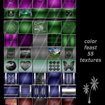 color feast 55 textures new pack for imvu creators