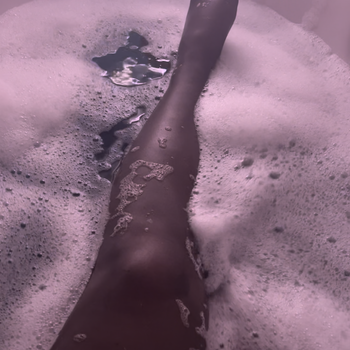 Baden mit Nylons