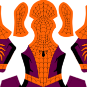 Steve Ditko Spider-Man (Orange and Purple)