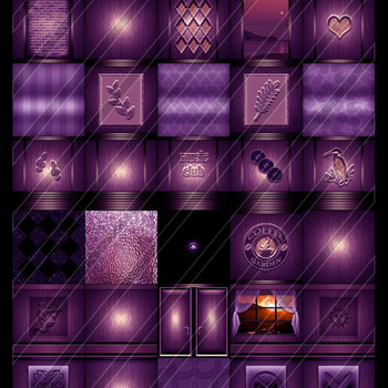 La Puerta purple collection 30 textures for imvu