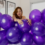 168 - Balloon Arch Purple Fast Pop