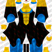 Invincible V1 Realistic Comic Pattern