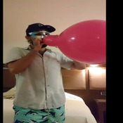 Balloons blow by mouth!!