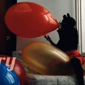 Blow to pop qualatex 24 and qualatex 18 balloons!! by Ary!!