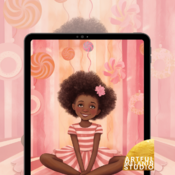 Girl 4 PNG | Instant Download