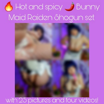 Hot and spicy Bunny Raiden Shogun set