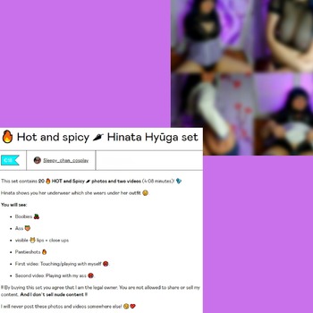 Hot and spicy Hinata Hyūga set